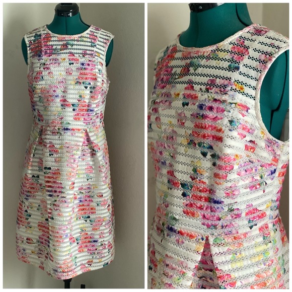 Worthington Dresses & Skirts - Colorful Floral women’s Tea Dress Size 10